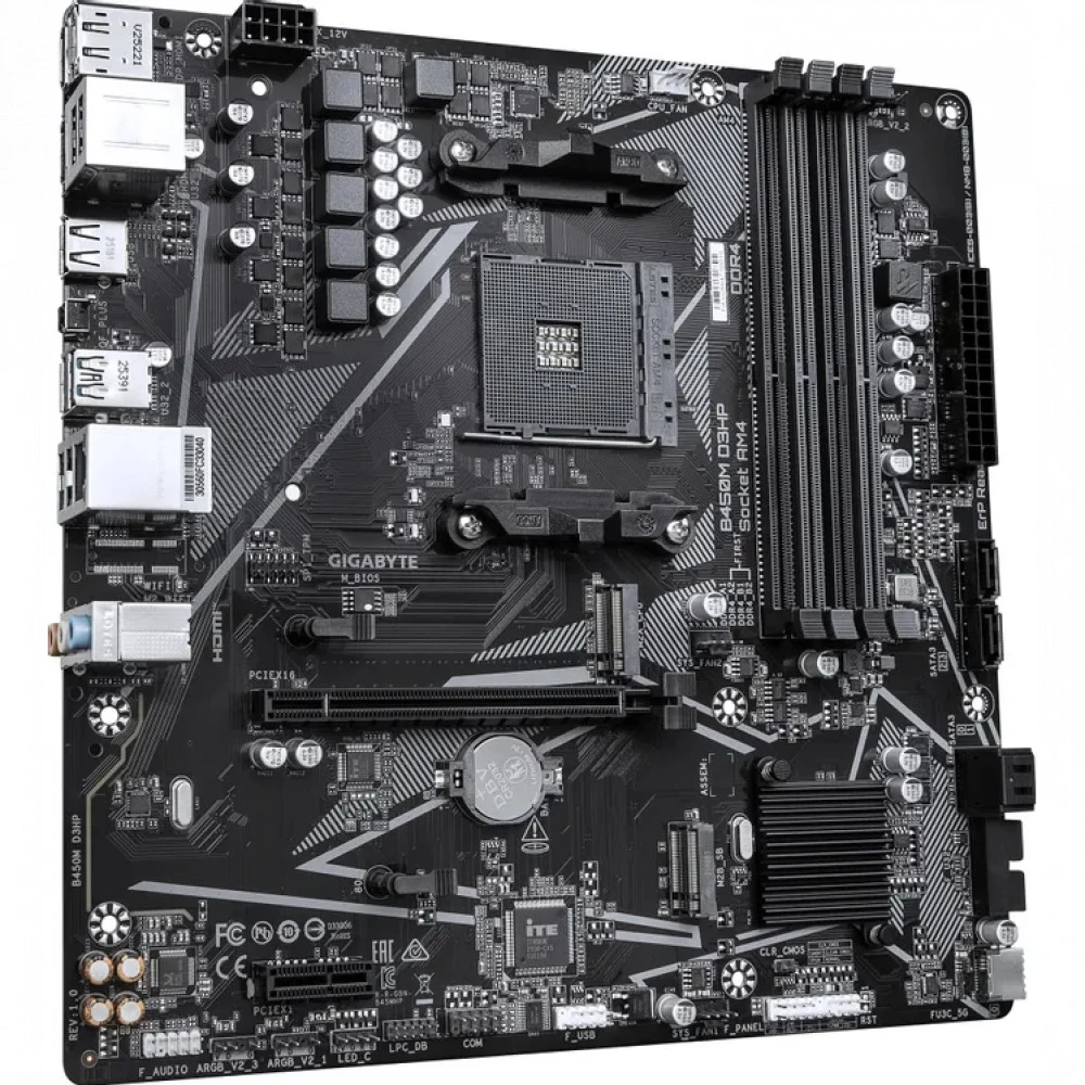 Материнская плата Gigabyte B450M D3HP Micro-ATX, AMD AM4