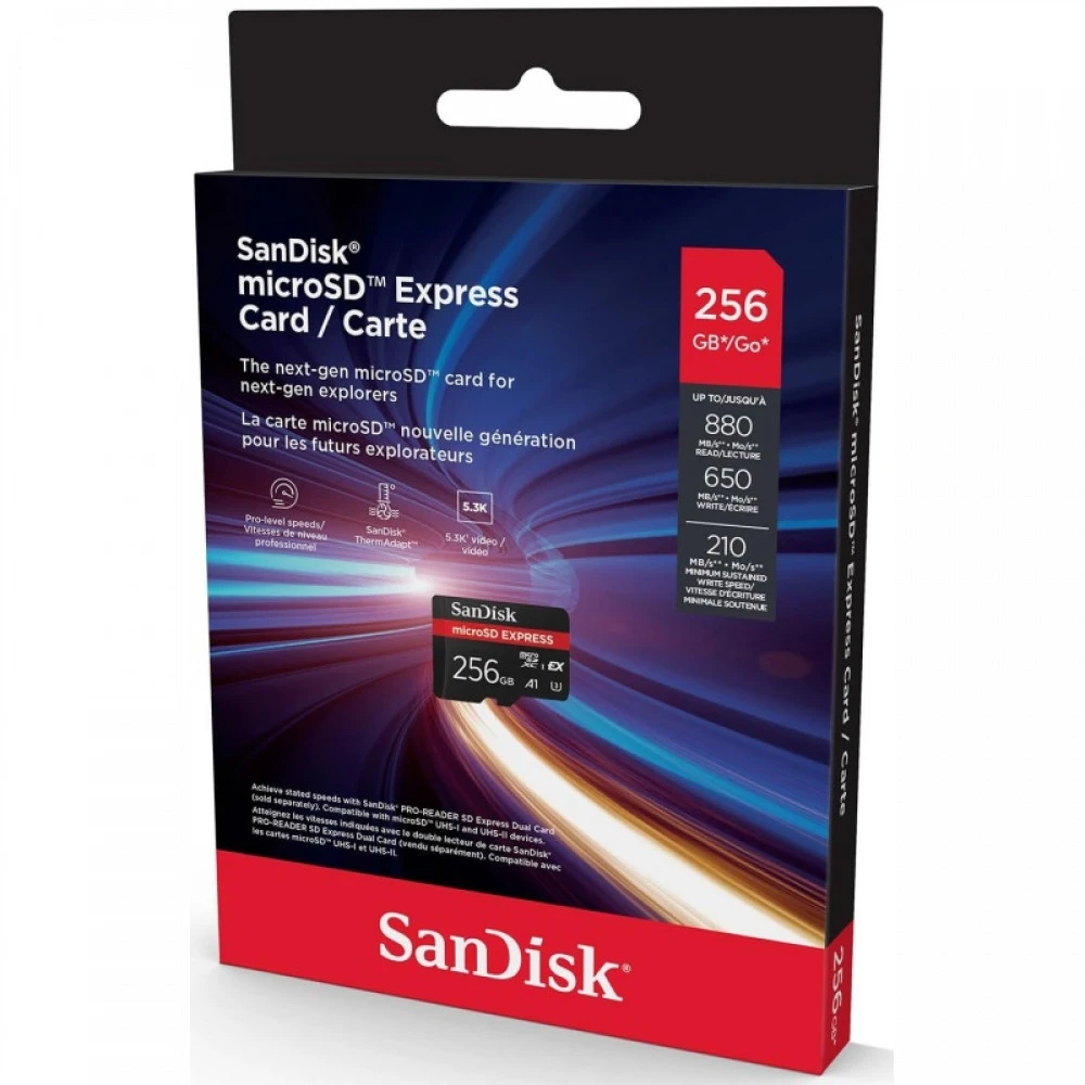 Флеш (Flash) карты SanDisk Express UHS-I U3 A1 SDSQXFN-256G-GN4NN 256 ГБ