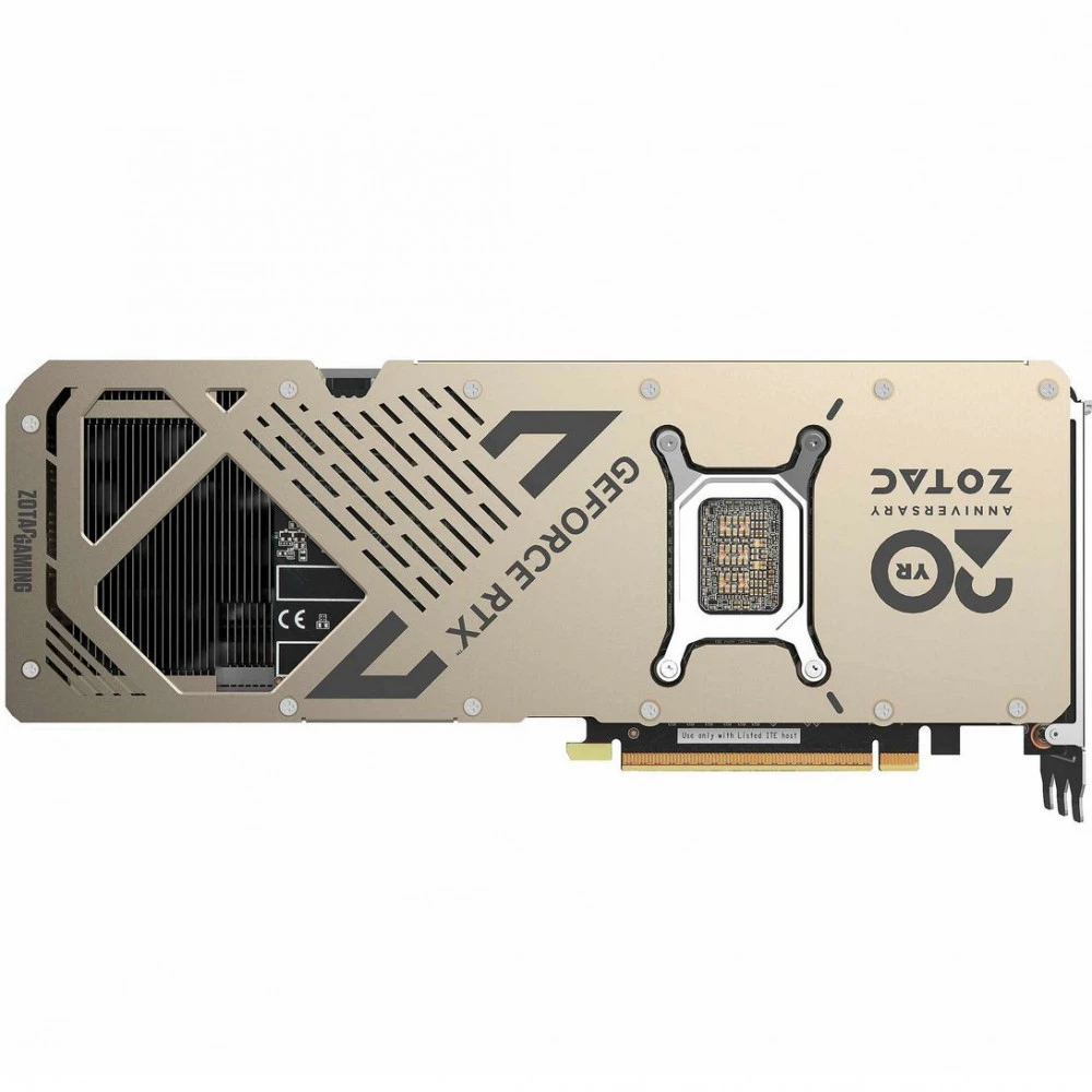 Видеокарта Zotac RTX 5080 SOLID CORE OC 20th ANNI Ed ZT-B50800J2S-10P 16 ГБ