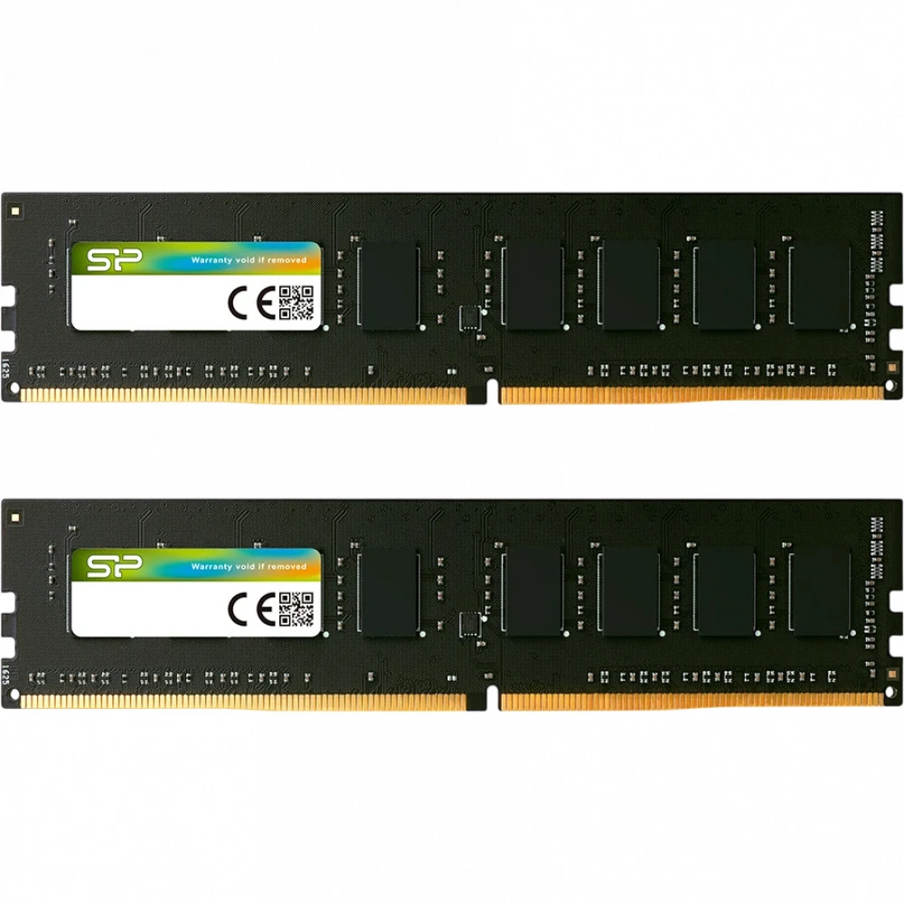 ОЗУ Silicon Power SP016GBLFU320X22 DIMM, DDR4, 16 Гб (2 х 8 Гб), 3200 МГц