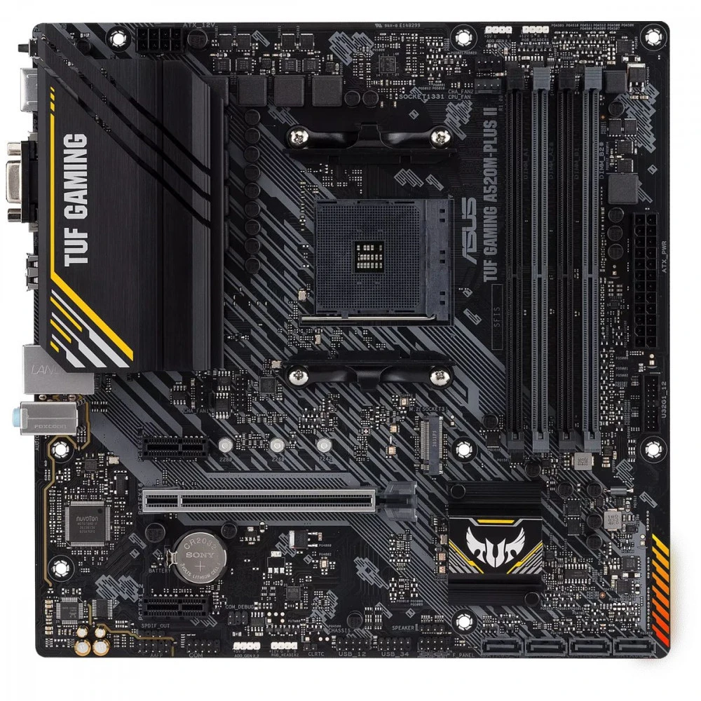 Материнская плата Asus TUF GAMING A520M-PLUS II A520 90MB17G0-M0EAY0 Micro-ATX, AMD AM4