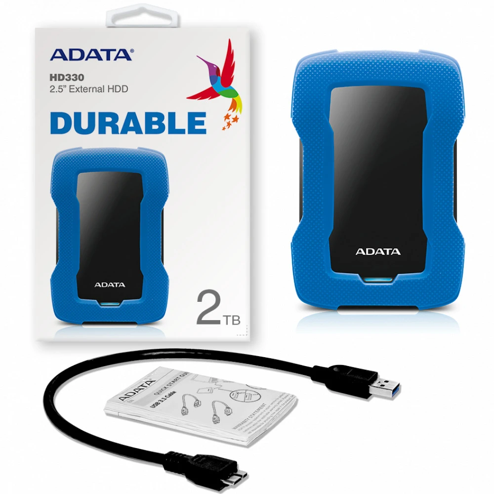 Внешние накопители ADATA HD330 2 ТБ AHD330-2TU31-CBL 2 ТБ