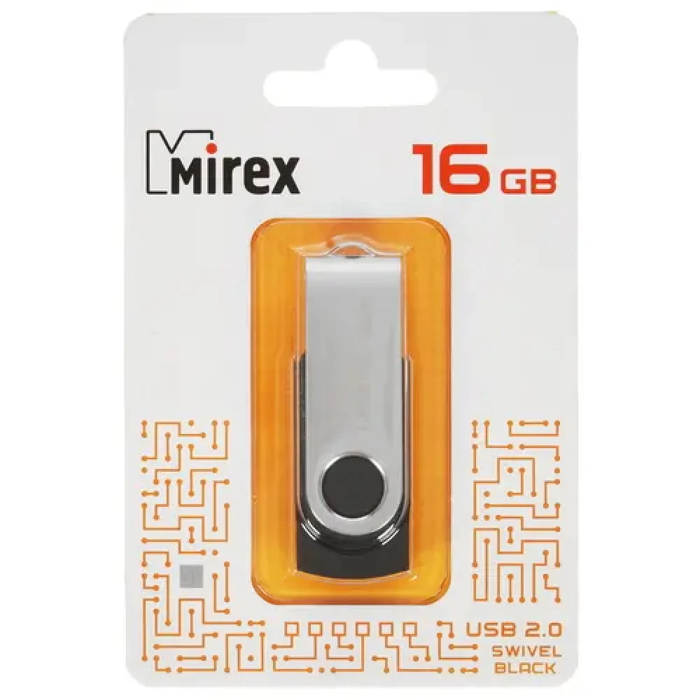USB флешка (Flash) Mirex SWIVEL [13600-FMURUS16] 16 ГБ