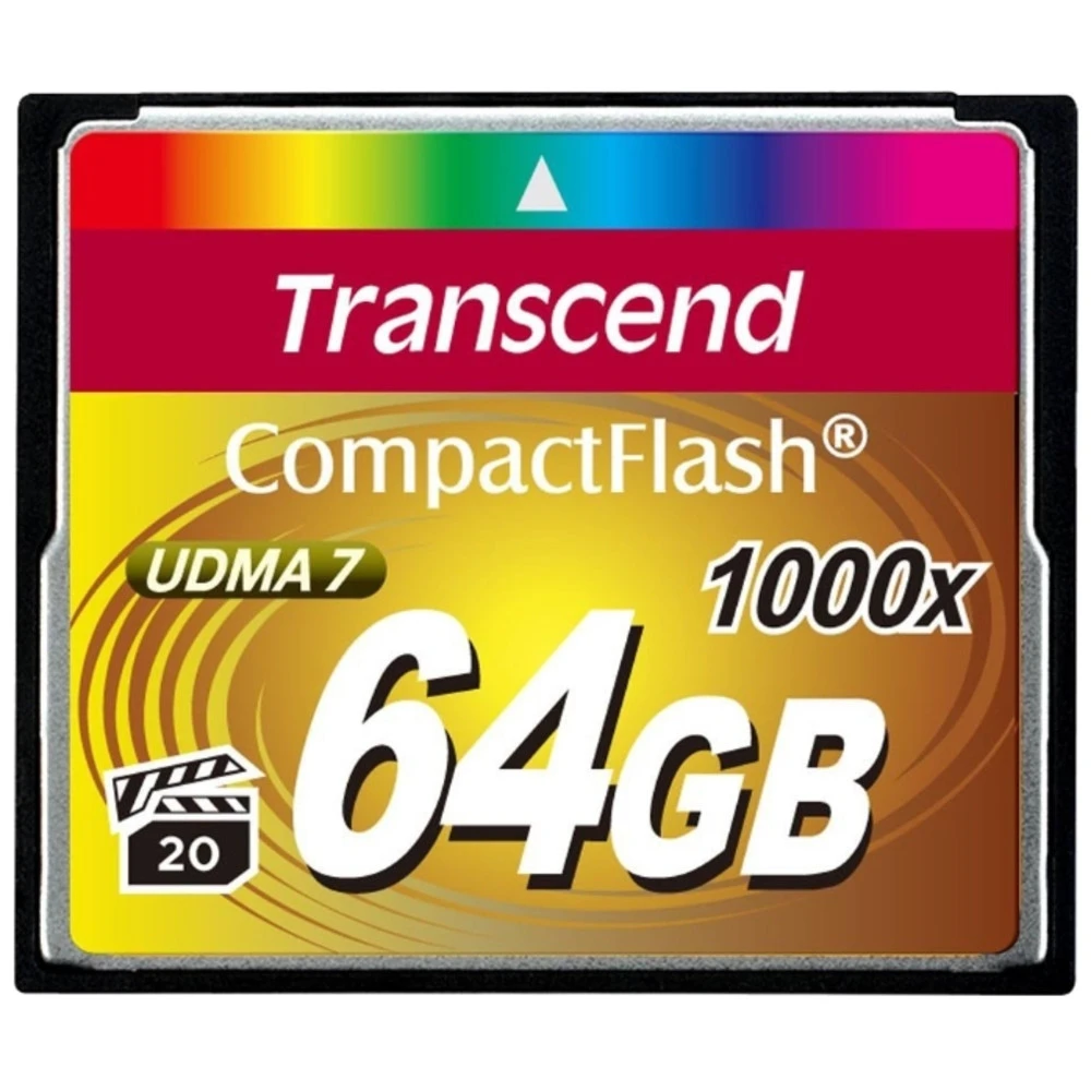 Флеш (Flash) карты Transcend Compact Flash Ultimate 1000x 64GB TS64GCF1000 64 ГБ