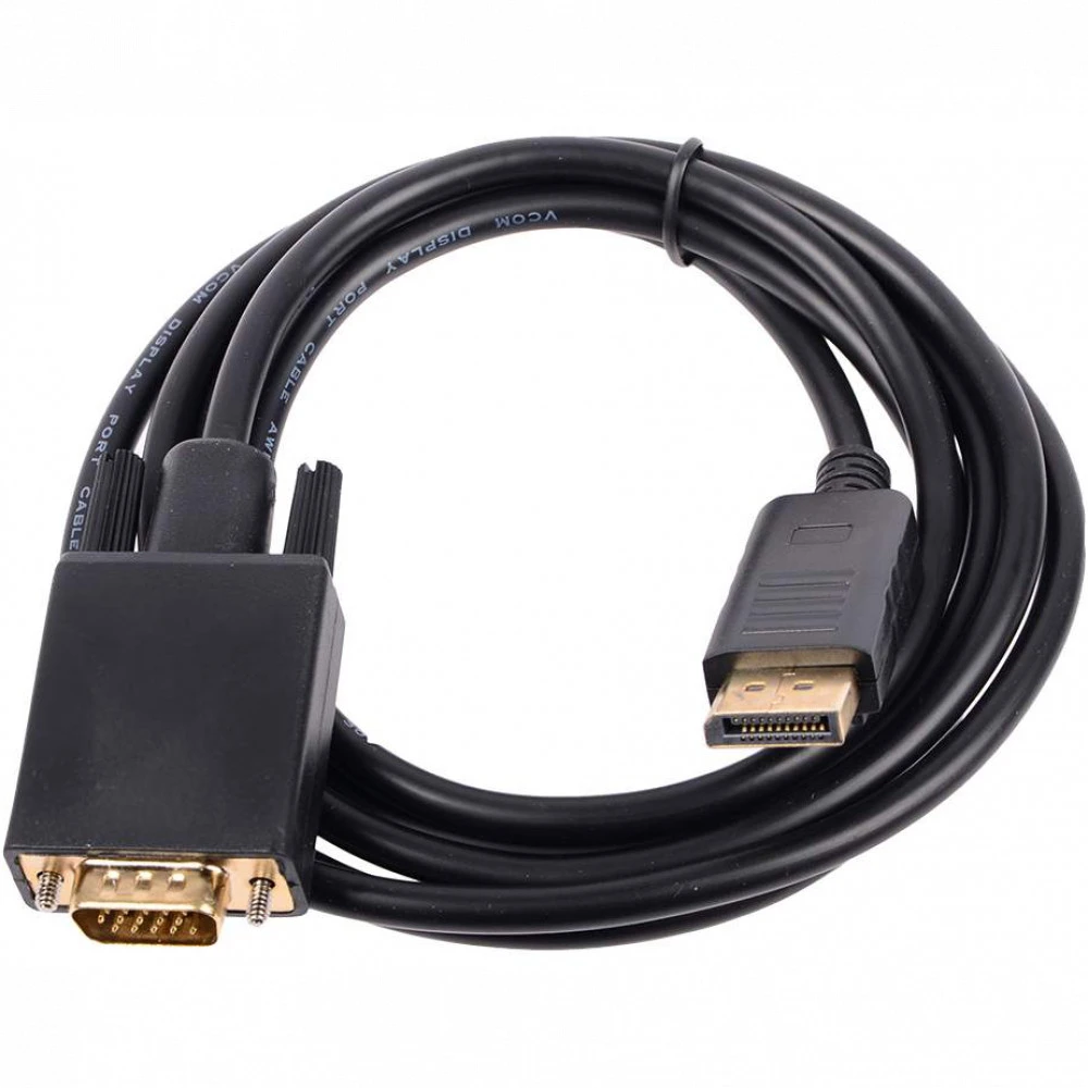 Кабель интерфейсный VCOM DisplayPort - VGA 1.8м CG607-1.8M