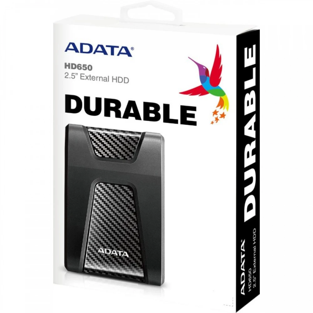 Внешние накопители A-Data HD650 DashDrive Durable 2.5" AHD650-1TU31-CBK 1 ТБ