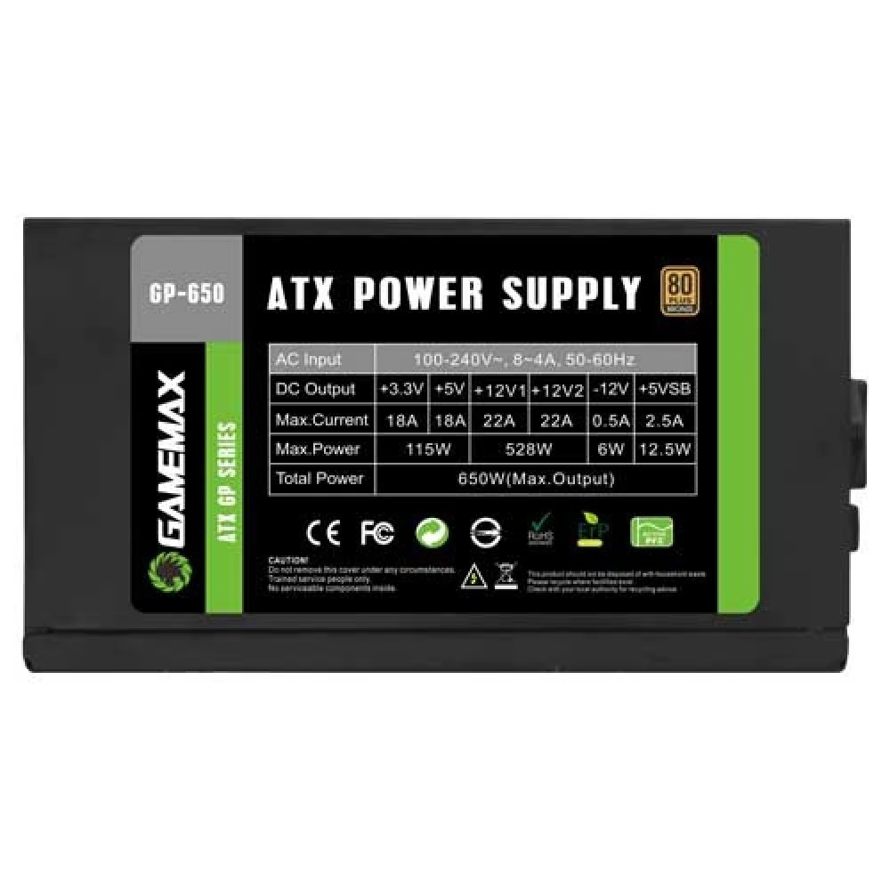 Блок питания GameMax GP-650 650 Вт