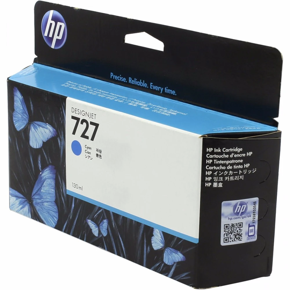 Струйный картридж HP №727 DesignJet, 130 мл, Голубой B3P19A