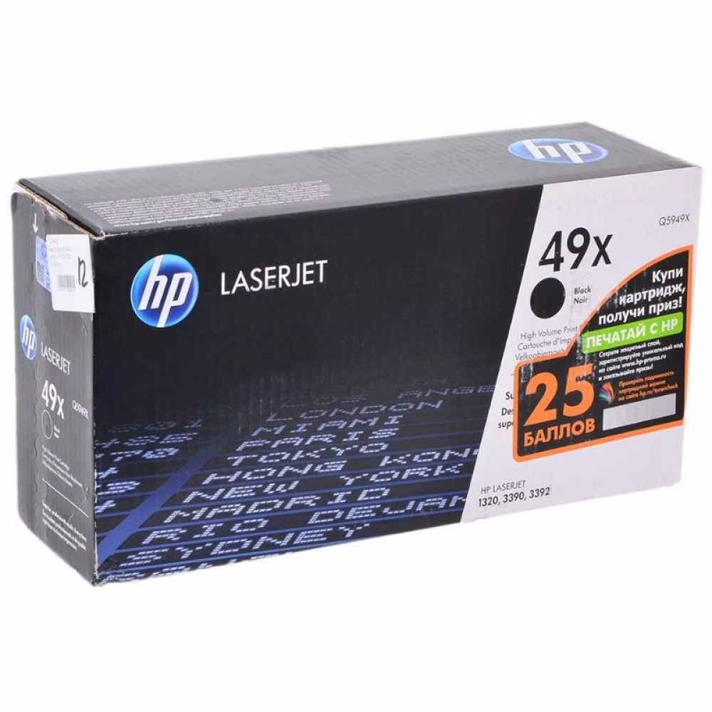 Лазерный картридж HP 49X черный Q5949X