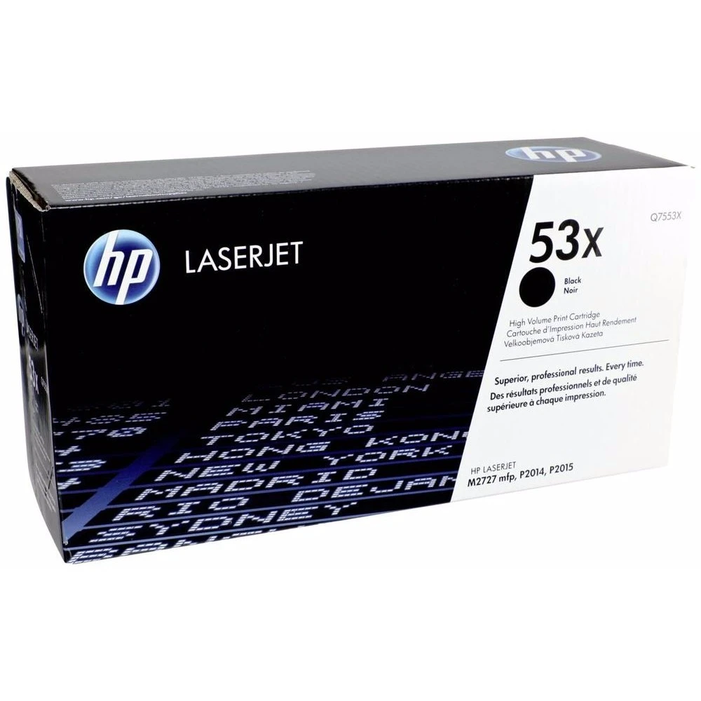 Лазерный картридж HP 53X черный Q7553X