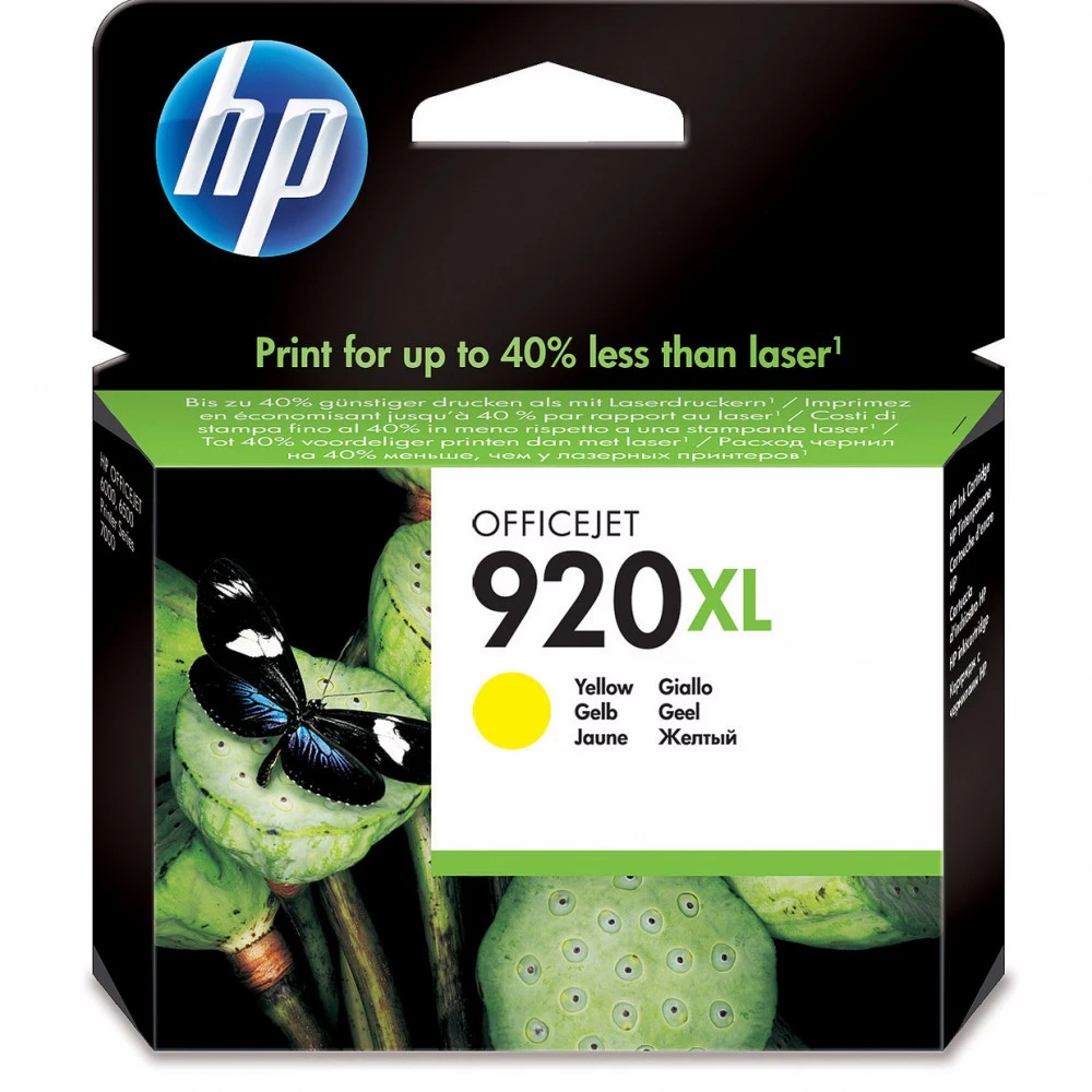 Струйный картридж HP 920XL желтый CD974AE