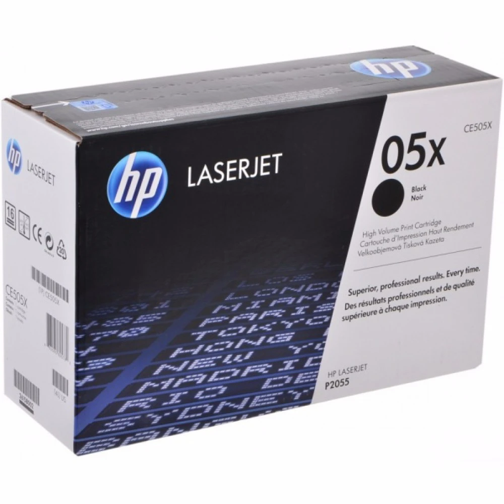 Лазерный картридж HP 05X увеличенной емкости черный CE505X