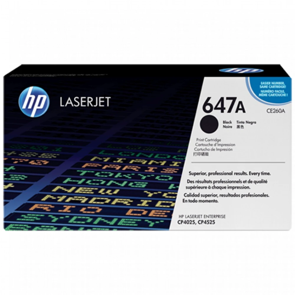 Лазерный картридж HP 647A черный CE260A