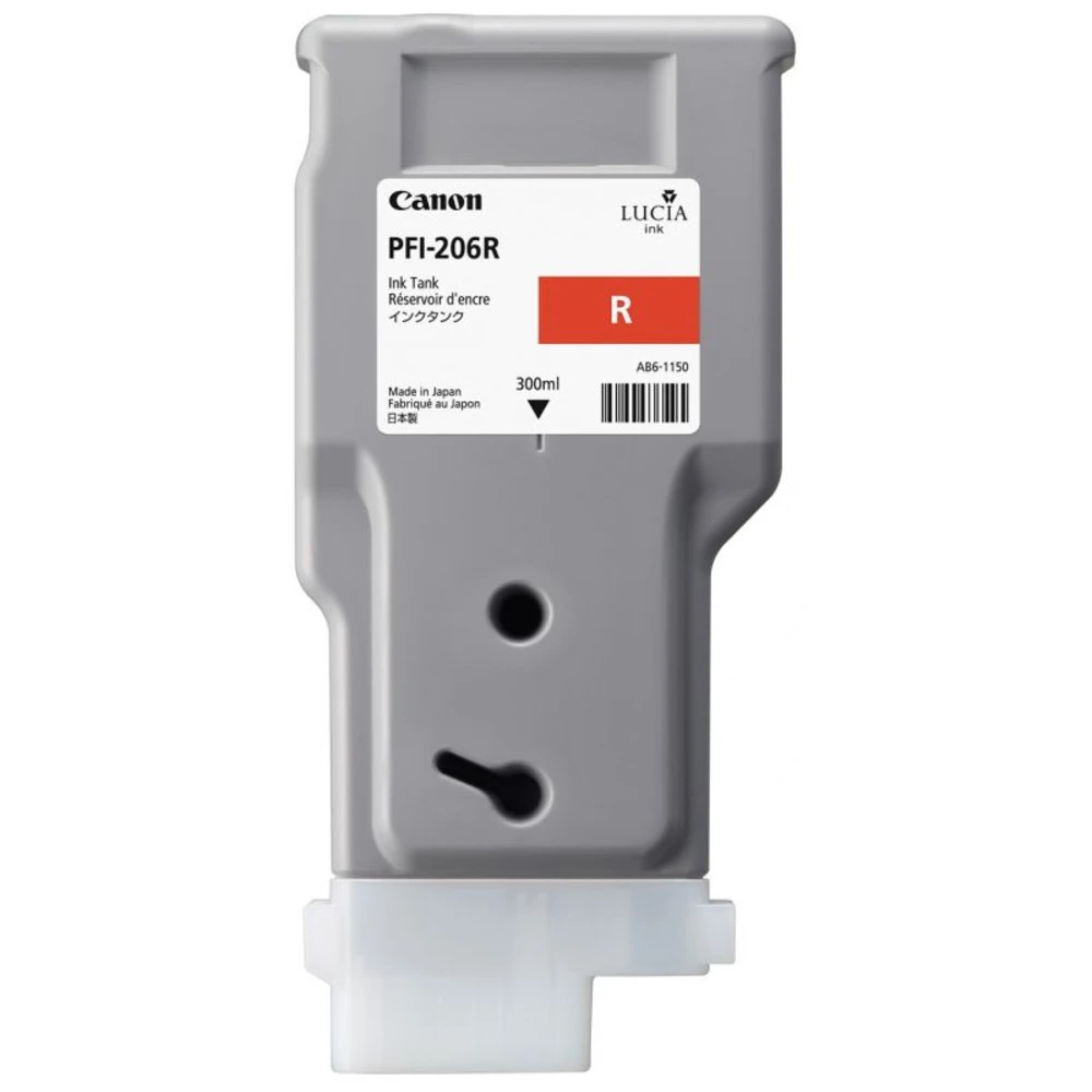 Струйный картридж Canon PFI 206 красный 5309B001