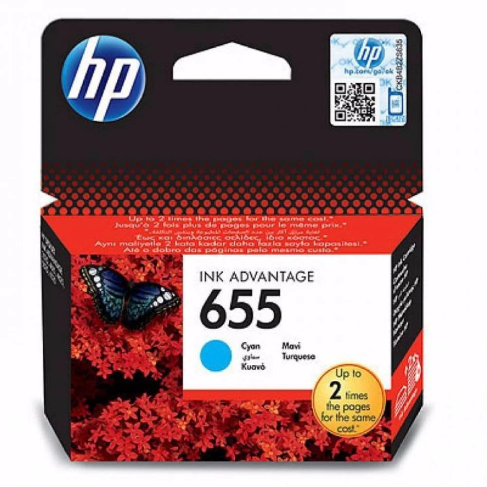 Струйный картридж HP №655 Advantage, Голубой CZ110AE