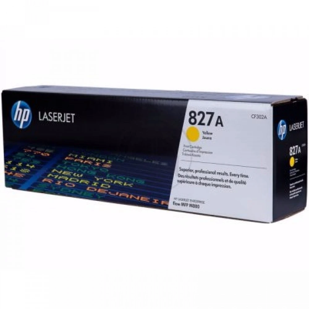 Лазерный картридж HP 827A желтый CF302A