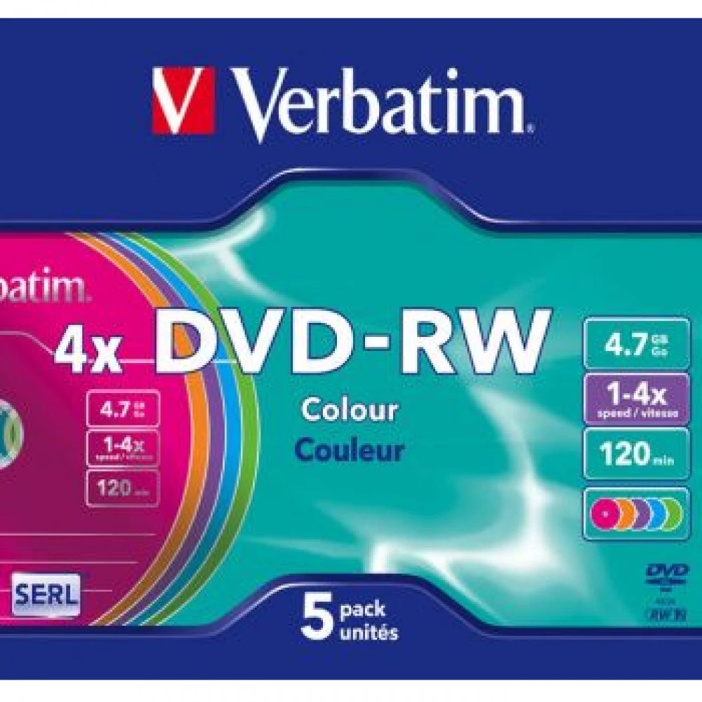 Verbatim 4x Slim case (5шт) 43563