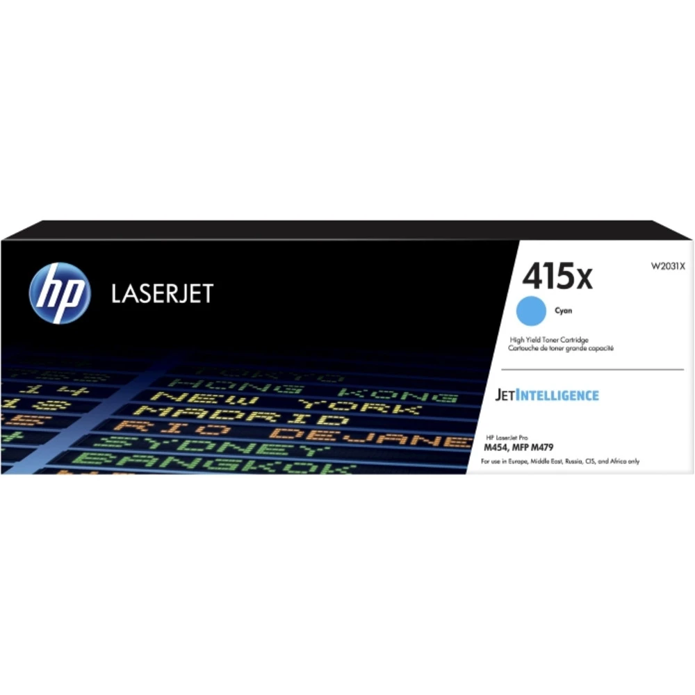 Тонер HP 415X Cyan LaserJet W2031X