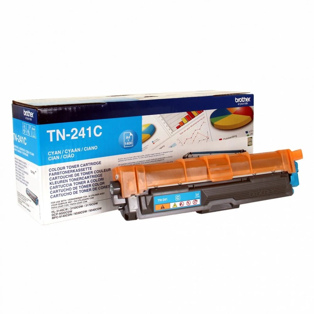 Тонер Brother TN241C для HL-3140CW, HL-3170CDW, DCP9020CW, MFC-9330CDW голубой