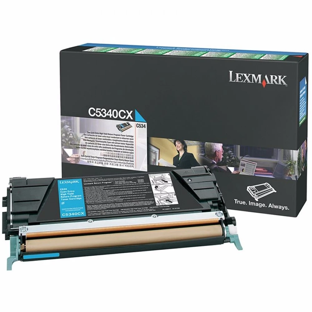Лазерный картридж Lexmark голубой для C534 C5340CX