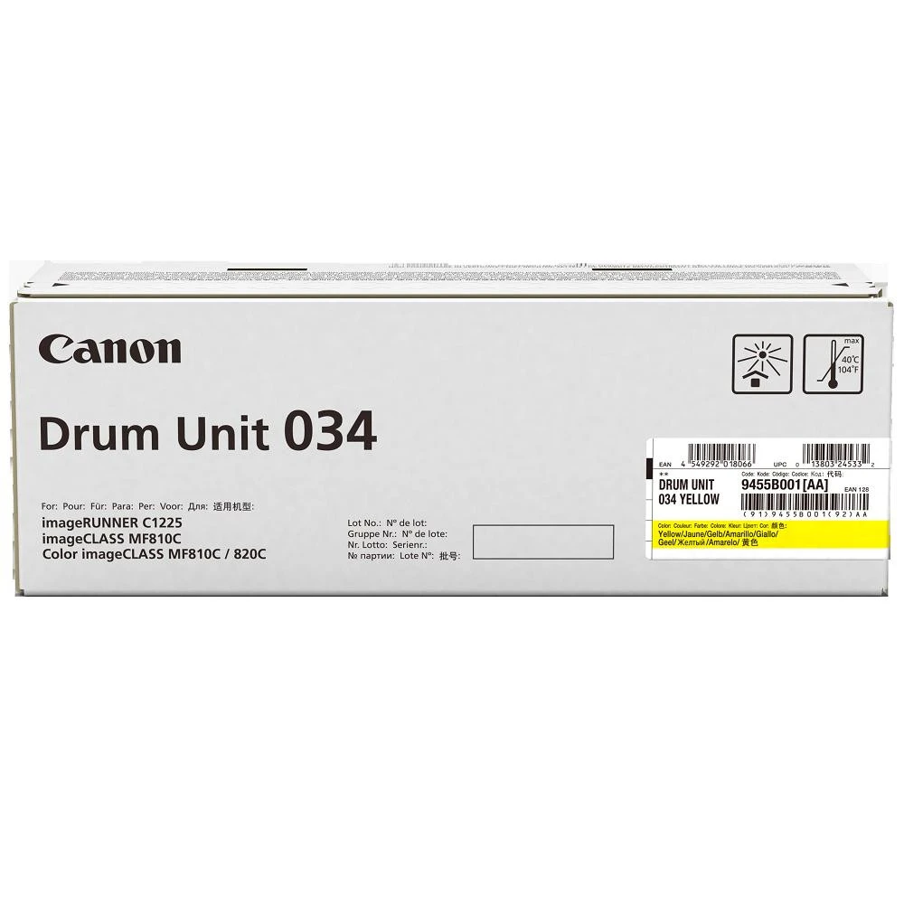Барабан Canon Drum Unit 034 Yellow 9455B001