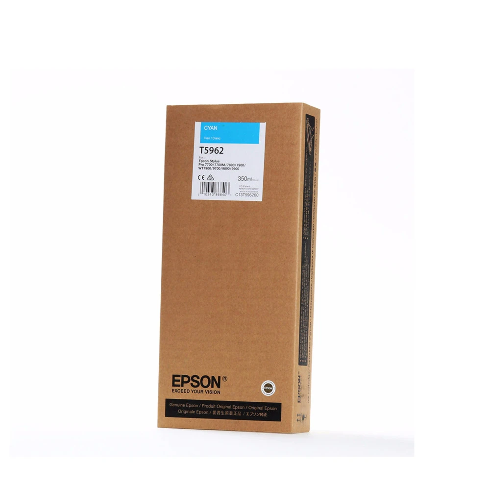 Струйный картридж Epson T5962 Голубой C13T596200