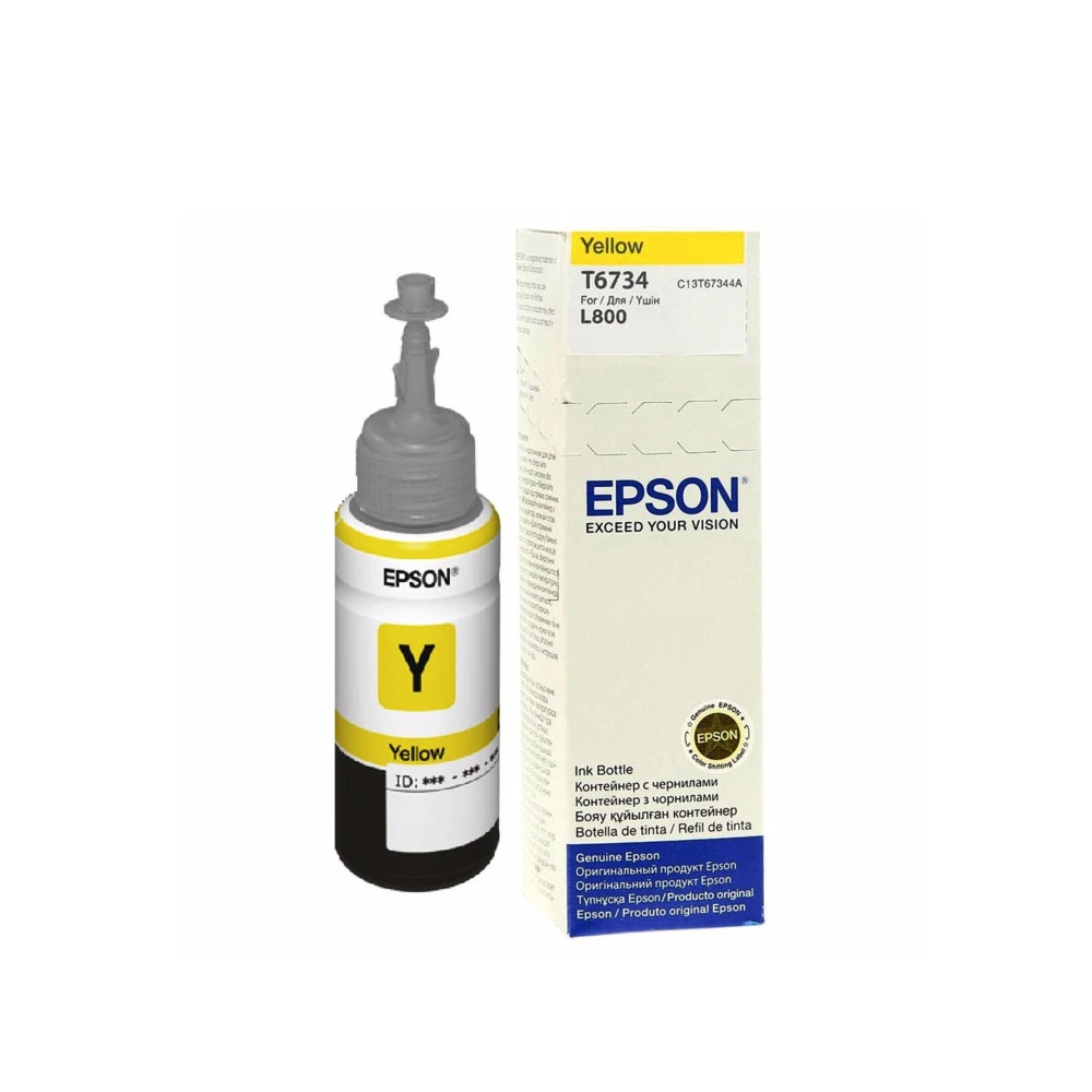 Струйный картридж Epson T6734 Yellow C13T67344A