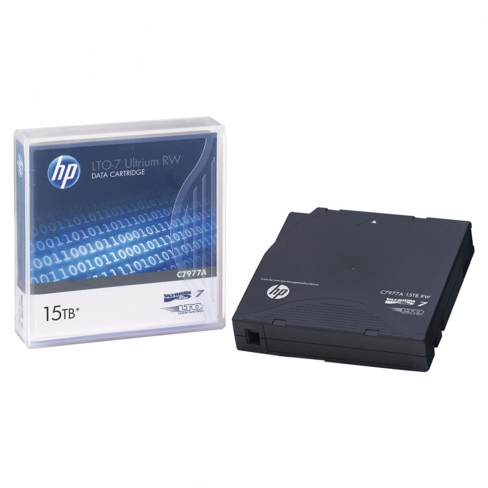 Ленточный носитель информации HPE LTO-7 Ultrium 20 pack C7977AN LTO-7, 20 шт, С наклейками