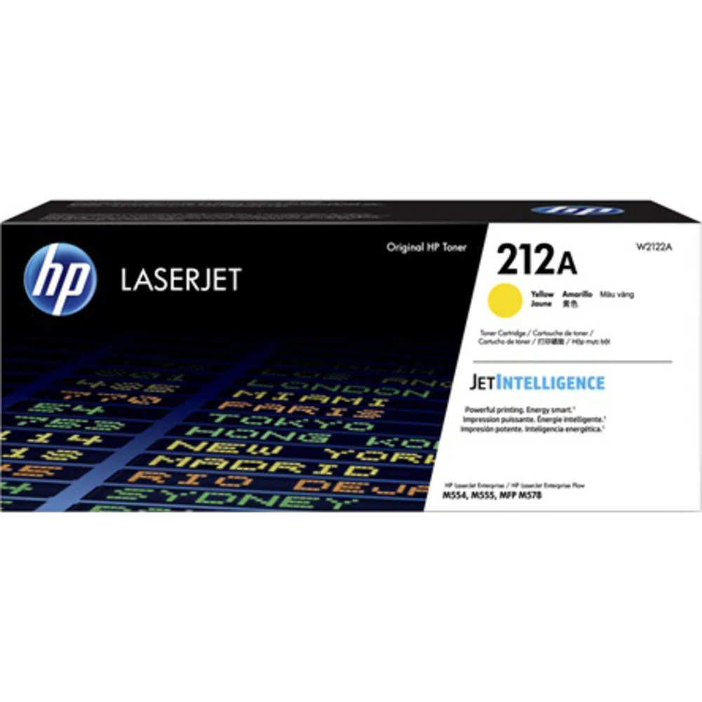 Тонер HP 212A Yellow Original LaserJet Toner Cartridge W2122A