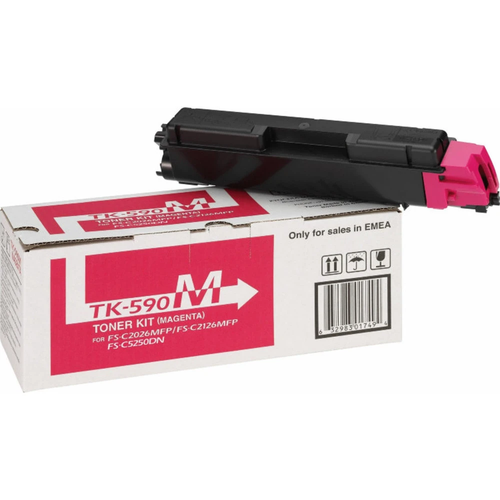 Тонер Kyocera TK-590M пурпурный 1T02KVBNL0