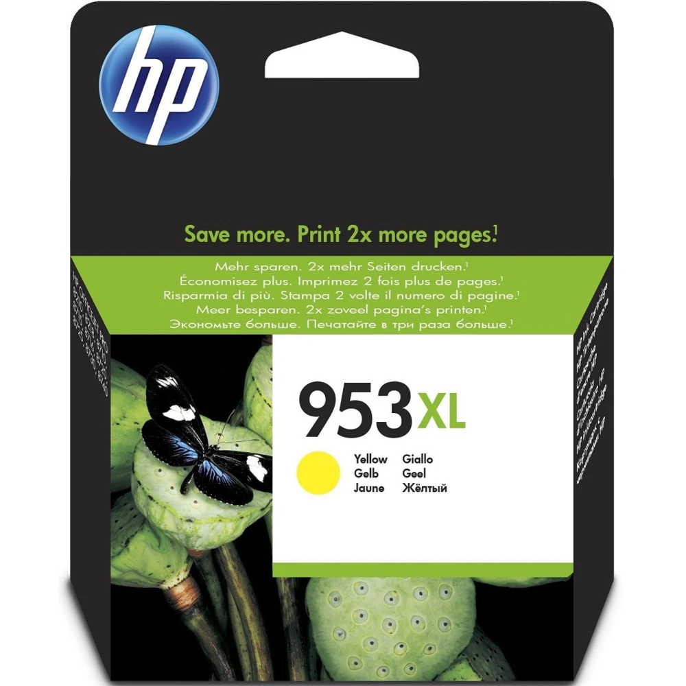 Струйный картридж HP струйный картридж 953XL увеличенной емкости, Желтый F6U18AE
