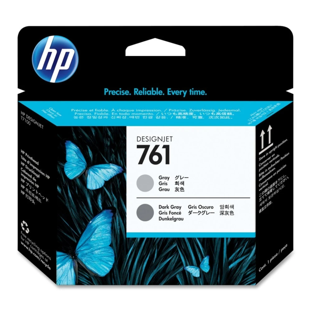 Струйный картридж HP 761 серый/темно-серый CH647A