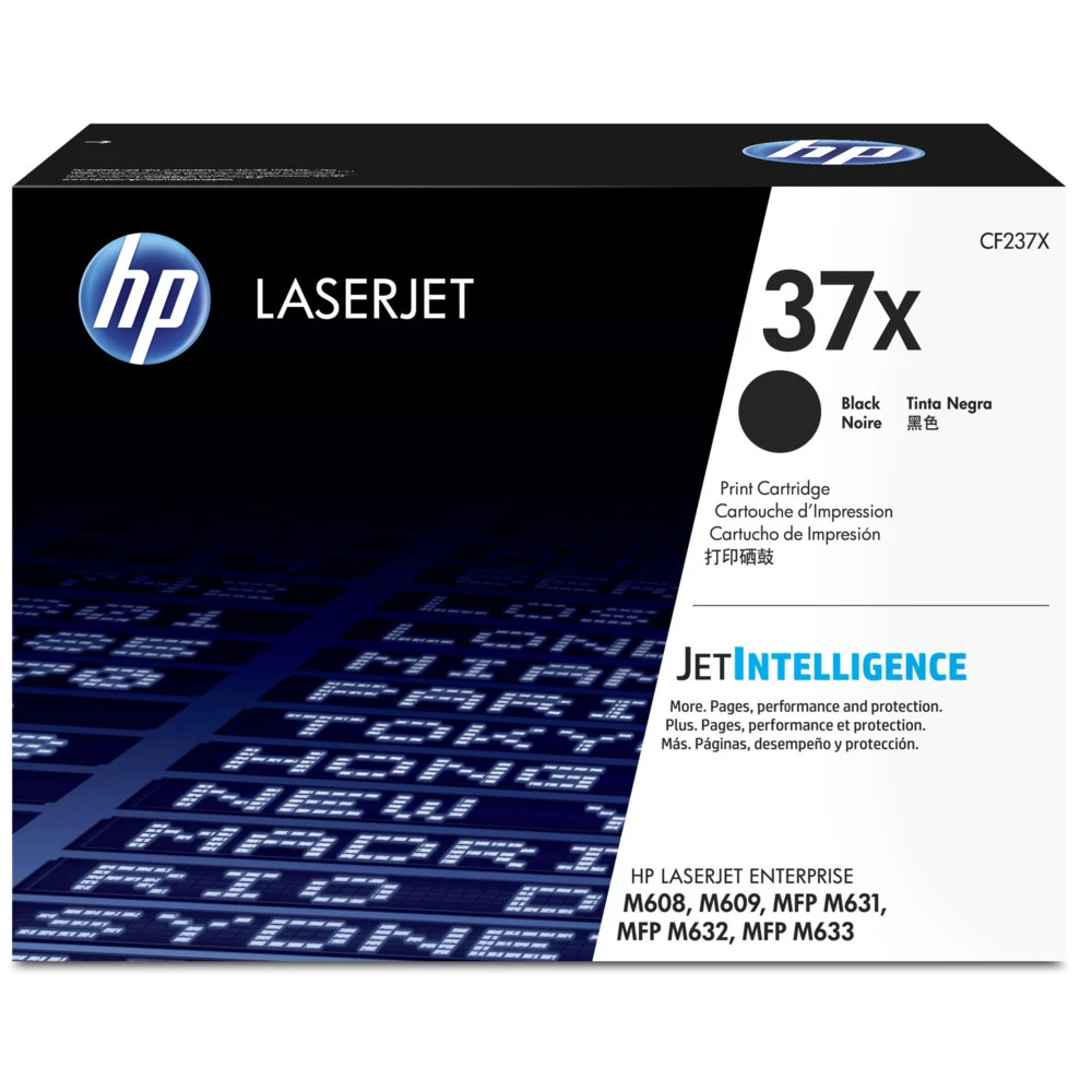 Лазерный картридж HP 37X High Yield Black CF237X