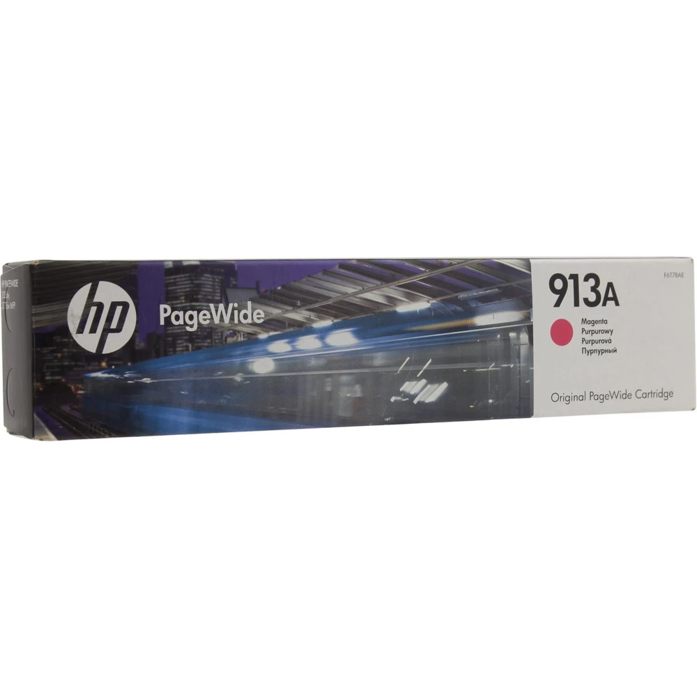 Струйный картридж HP 913A пурпурный F6T78AE