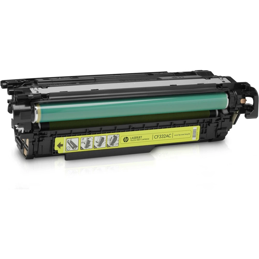 Тонер HP 654A CF332AC желтый для CLJ Ent M651n/M651dn/M651xh/M680dn