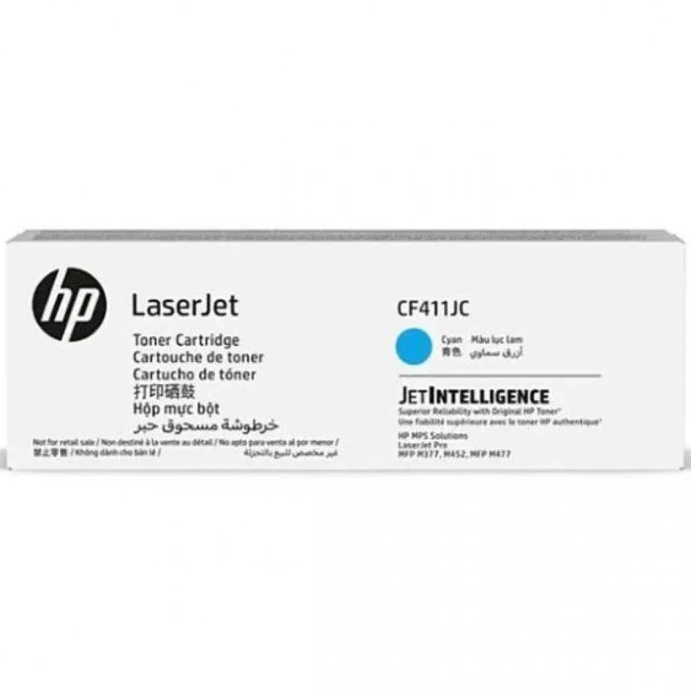 Лазерный картридж HP 410J голубой для CLJ M477/M452/M377dw CF411JC