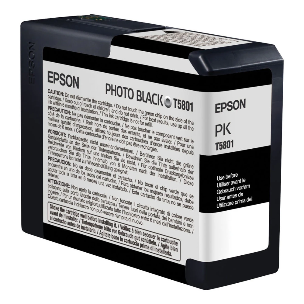 Струйный картридж Epson T5801 фото черный C13T580100