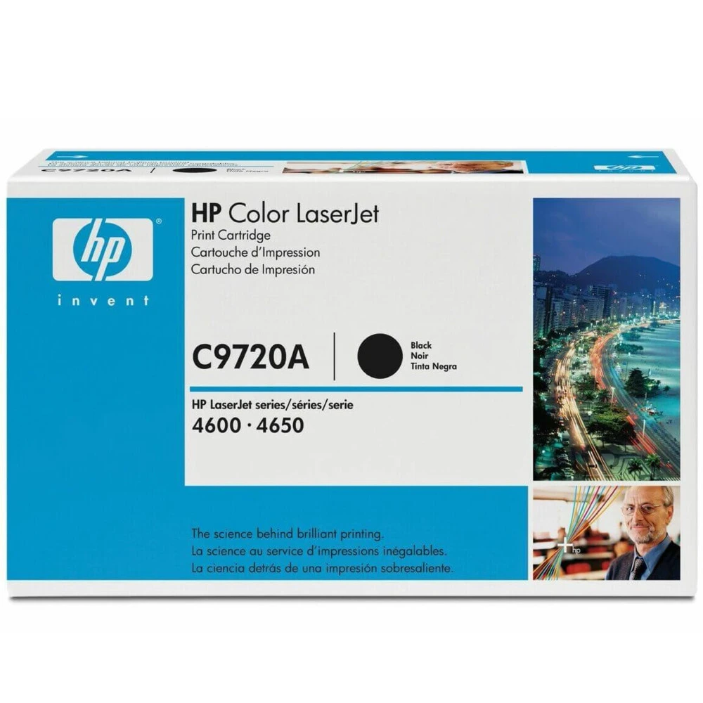 Лазерный картридж HP Color LaserJet C9720A Black