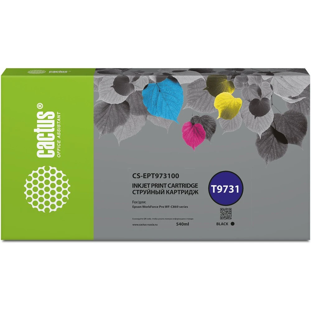 Струйный картридж Cactus CS-EPT973100