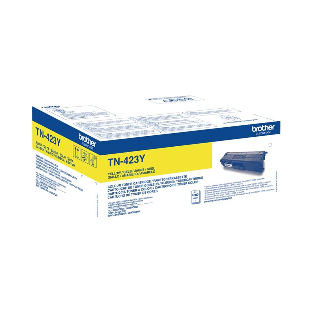 Лазерный картридж Brother TN-423Y, Yellow для HLL8260CDW/DCPL8410CDW/MFCL8690CDW TN423Y