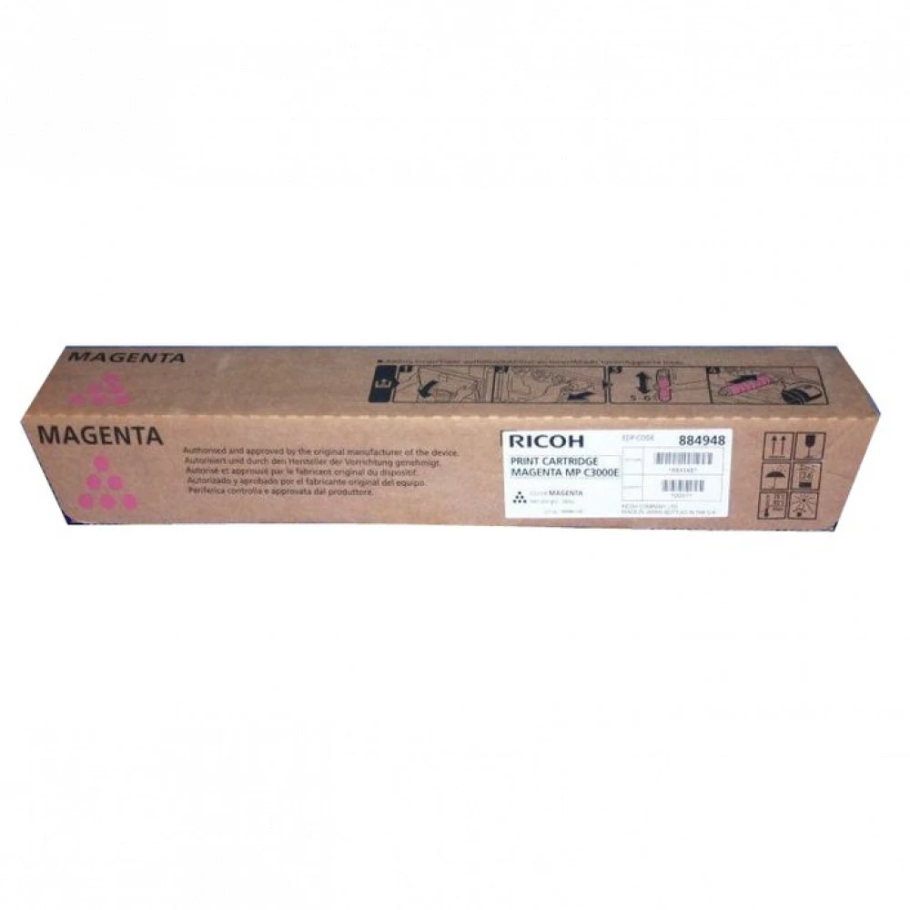 Лазерный картридж Ricoh MPC3000 Magneta 884948
