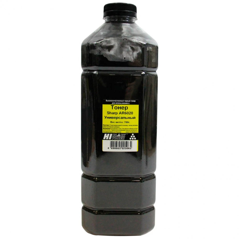 Струйный картридж Hi-Black Универсальный тонер Bk, 700 г, канистра 2011000611