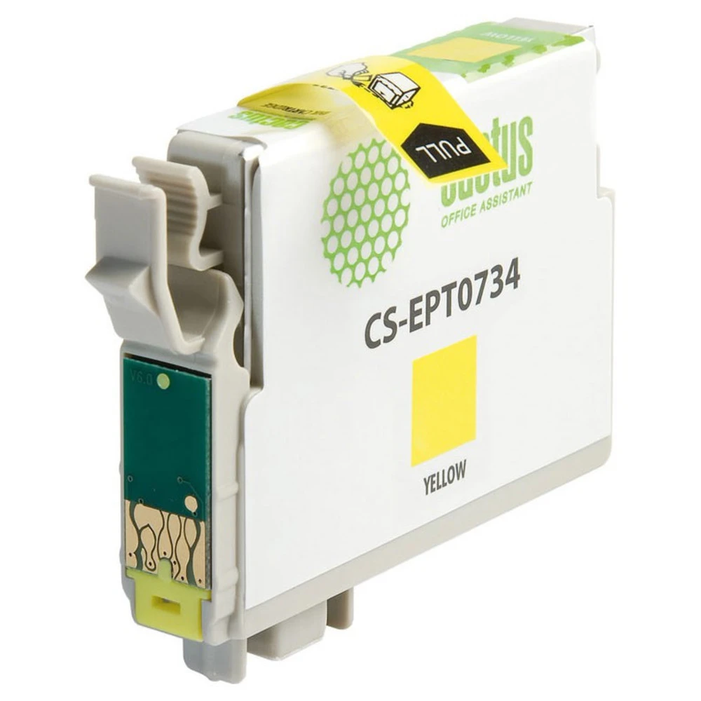 Струйный картридж Cactus CS-EPT0734 желтый