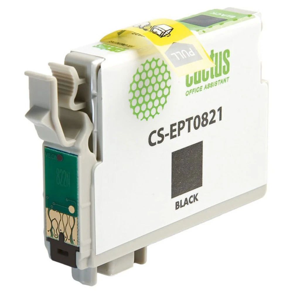 Струйный картридж Cactus CS-EPT0821 черный