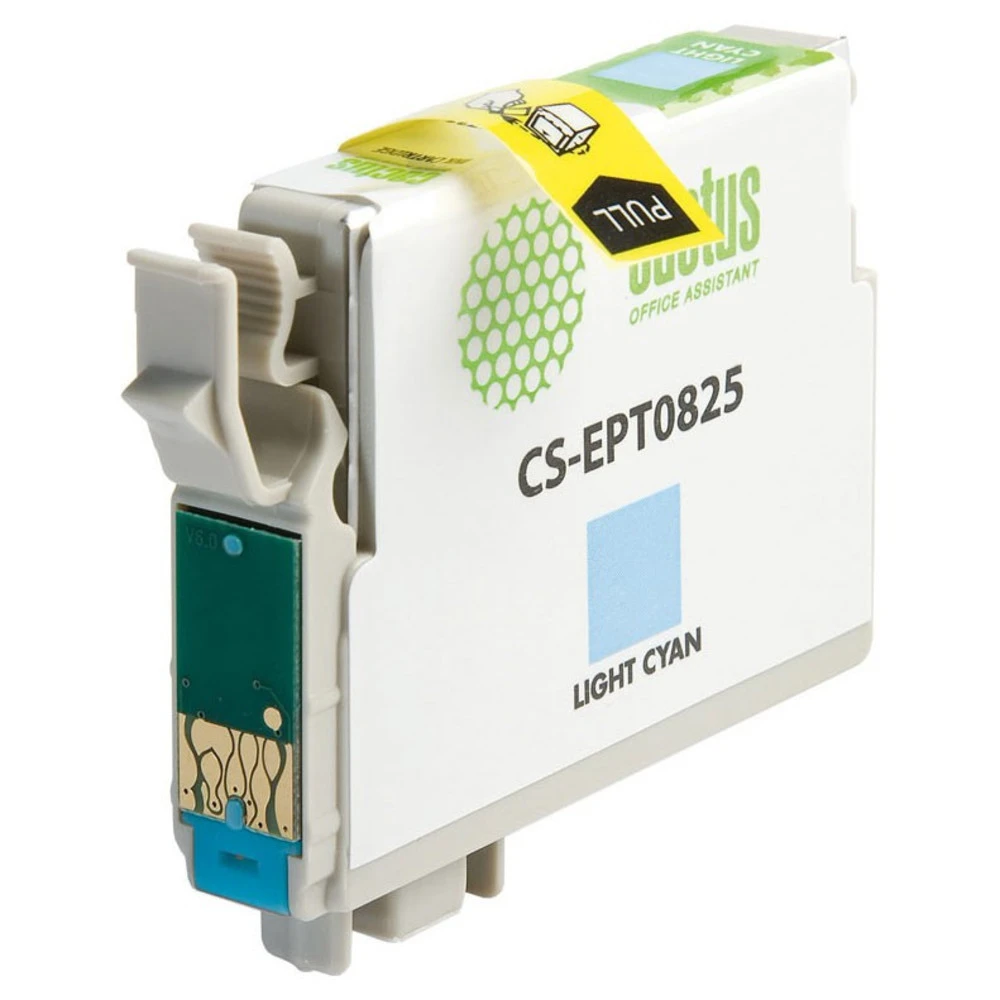 Струйный картридж Cactus CS-EPT0825 светло-голубой