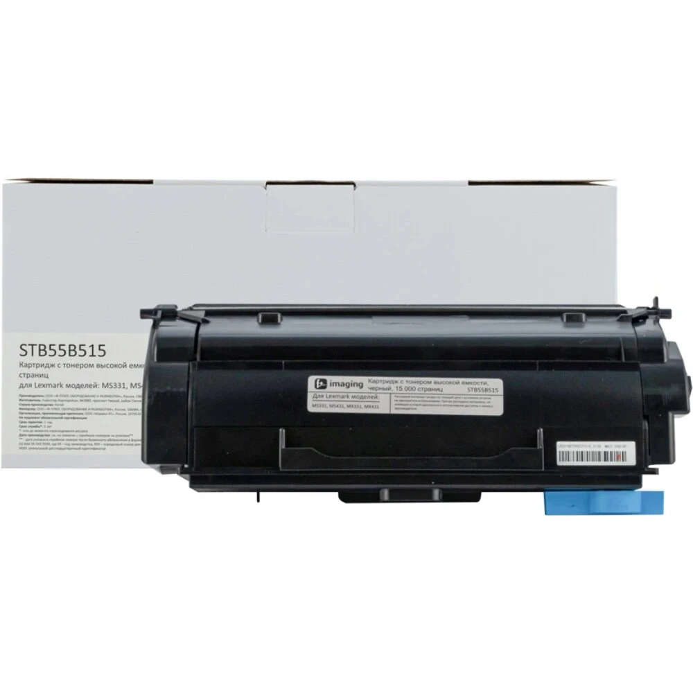 Лазерный картридж Fplus Картридж F+imaging черный STB55B515