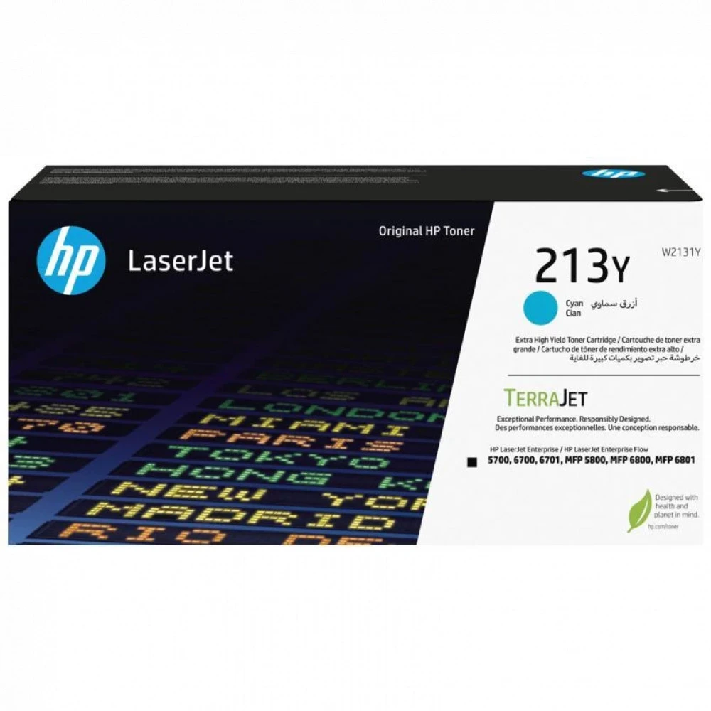 Тонер HP W2131Y Cyan
