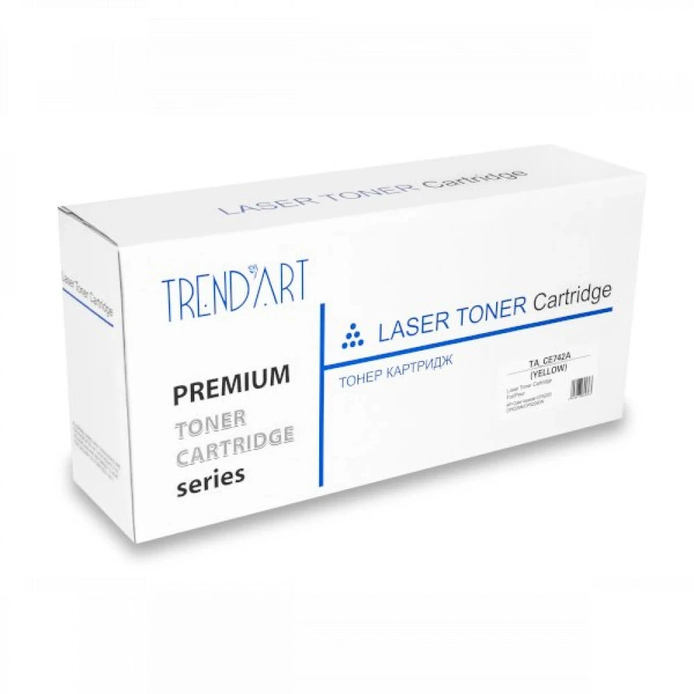 Тонер TrendArt Картридж TrendArt желтый для HP Color LaserJet CP5225, 7,3K TrA_CE742A