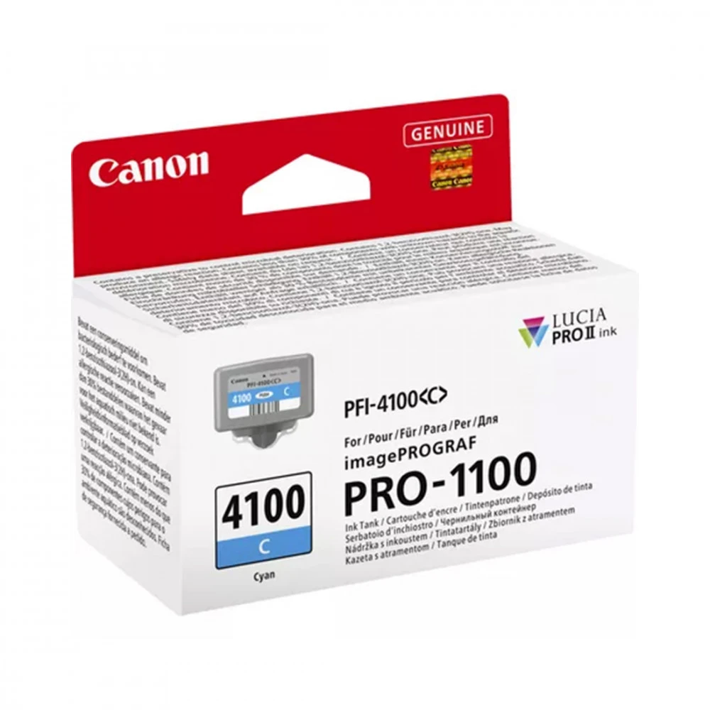 Струйный картридж Canon PFI-4100 Cyan 6778C001AA