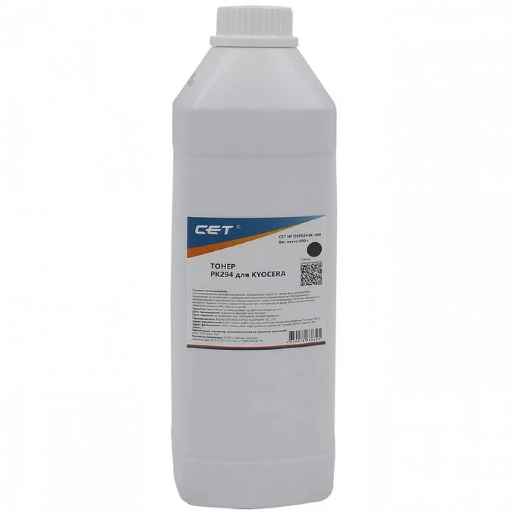 CET Тонер CET OSP0294K-500 Black